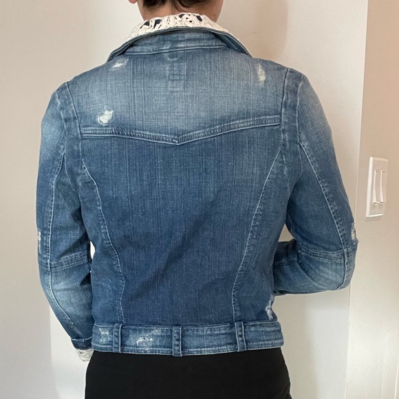 Guess statement denim Jacket S - Picture 4 of 6